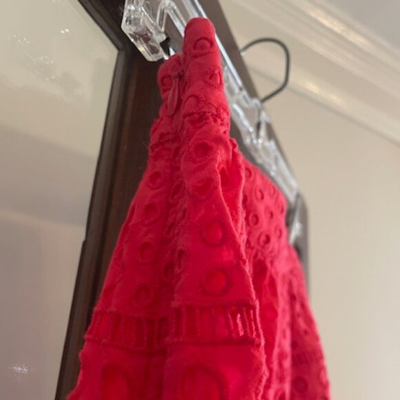 LOFT Pink Eyelet Skirt, Size 6 - Picture 4 of 5